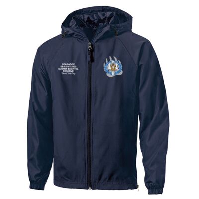 Theo Roosevelt Seabadge - Hooded Raglan Jacket Thumbnail